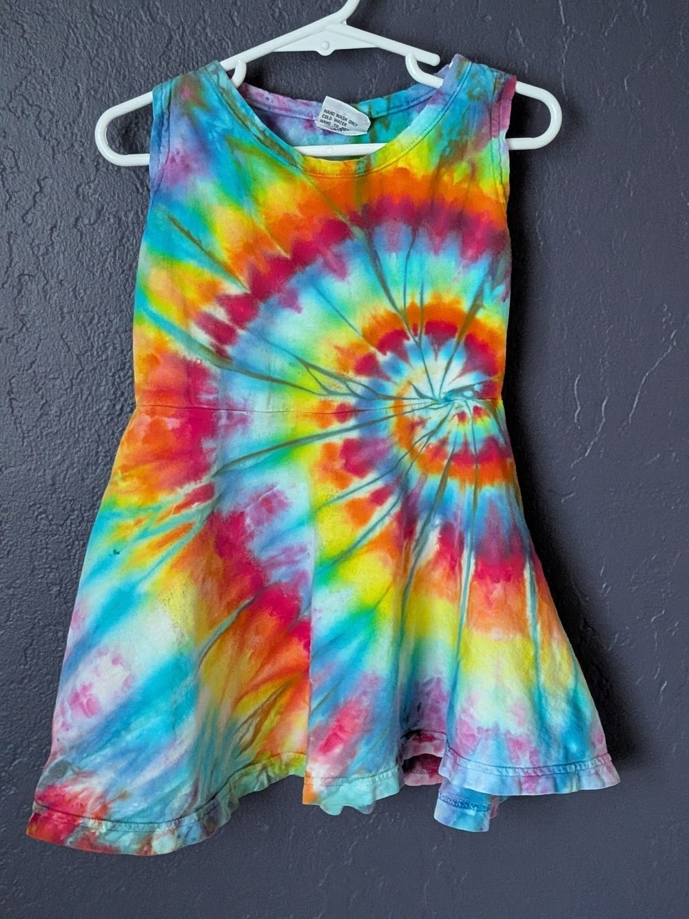 Kids Tie-Dye Swing Tank Dress